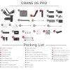 Zhiyun Crane 3S kit PRO Stabilizzatore Gimbal per fotocamere reflex mirrorless e videocamere