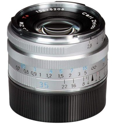 Obiettivo Carl Zeiss C Biogon T* 35mm f/2.8 ZM Silver per mirrorless Leica M
