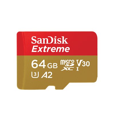 Sandisk 64GB A2 Extreme 160MB/s Scheda di memoria Micro SDXC UHS-I
