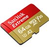 Sandisk 64GB A2 Extreme 160MB/s Scheda di memoria Micro SDXC UHS-I