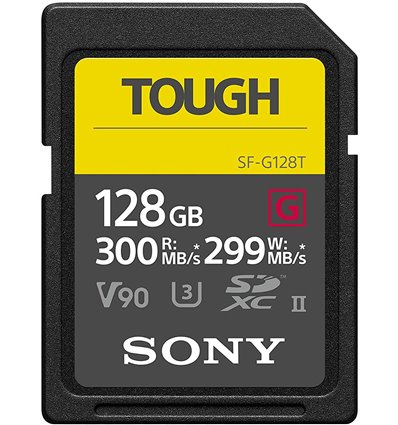 Sony SF-G128T Tough scheda di memoria 128GB 300mb/s SDXC UHS-II