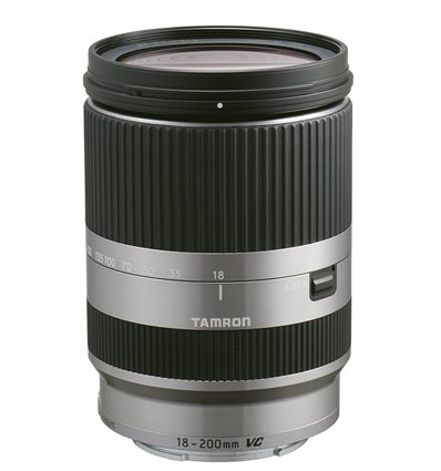 Obiettivo Tamron 18-200mm f/3.5-6.3 Di III VC per EOS M silver