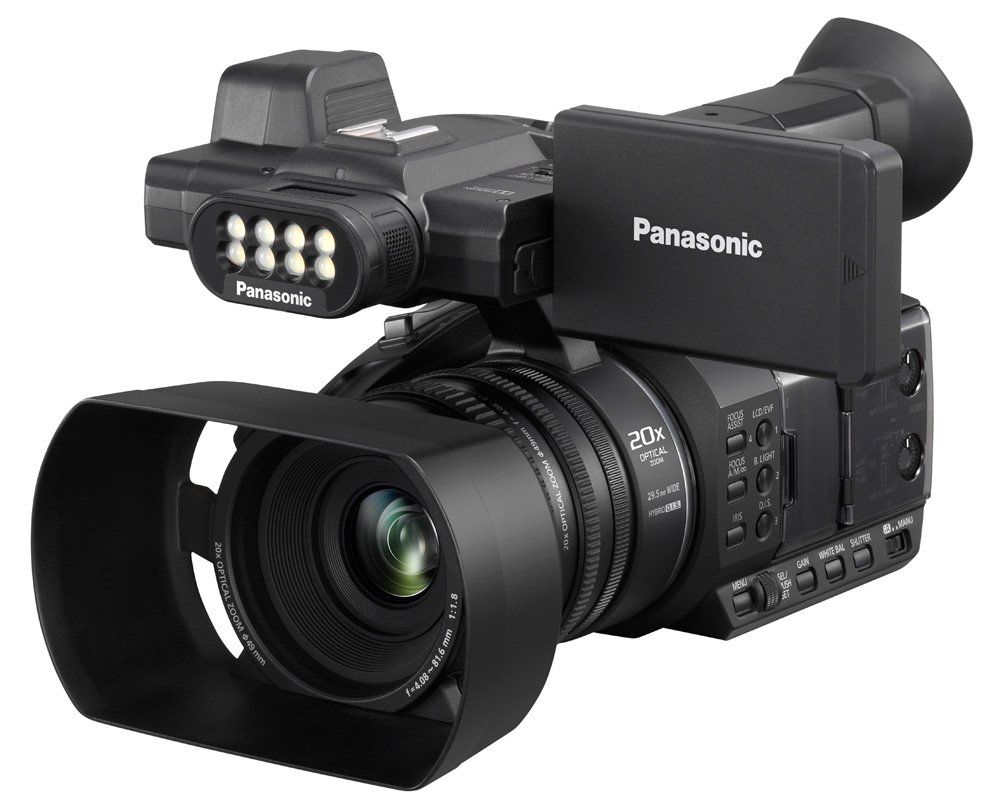 Videocamera Panasonic HCPV100 HDCamcorder con obiettivo Leica