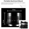 Obiettivo 7Artisans 35mm F2.0 Manual Focus nero attacco Sony E-Mount (A201B)