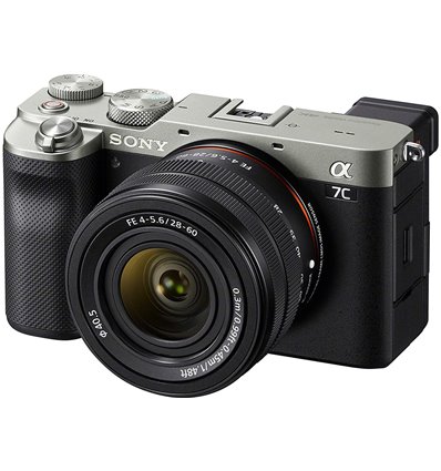 Fotocamera Mirrorless Full Frame Sony a7C kit 28-60mm Silver [MENU ENG] ILCE-7CL