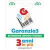 Garanzia 3 anni in più con massimale di copertura fino a 250 euro GARANZIA3