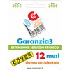 Garanzia Cover 12 mesi con massimale di copertura fino a 250 euro - GARANZIA3 COVER
