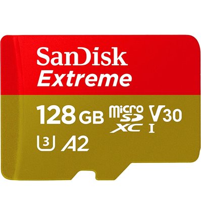 Sandisk 128GB A2 Extreme 160MB/s Memoria MicroSD XC UHS-I