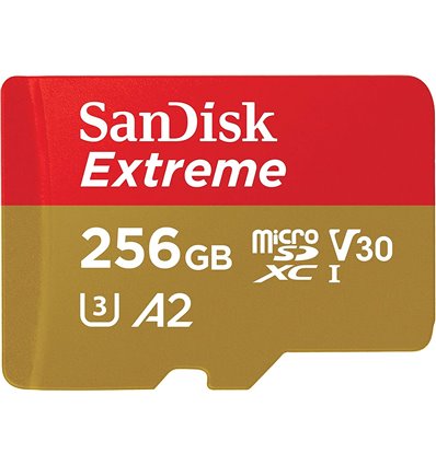 Sandisk 256GB A2 Extreme 160MB/s Memoria MicroSD XC UHS-I