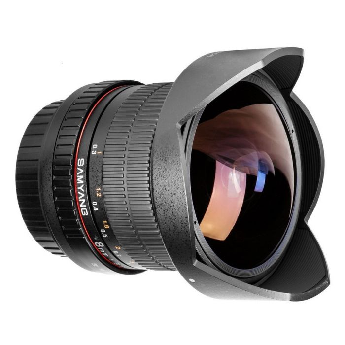Obiettivo Samyang 8mm f/2.8 Fish-eye CS II compatibile Fujifilm X