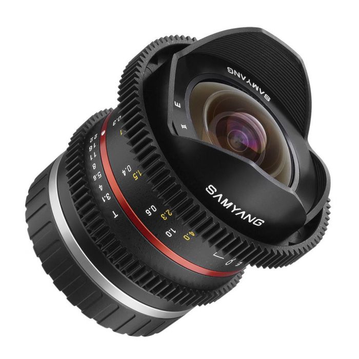 Obiettivo Samyang 8mm T3.1 V-DSLR UMC Fish-eye II x Sony E-mount