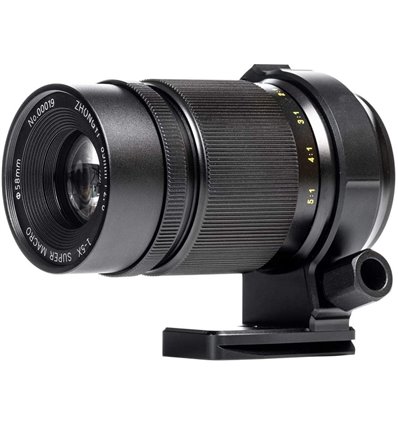 Obiettivo Zhongyi Mitakon 85mm f/2.8 1-5x compatibile fotocamere Micro 4/3