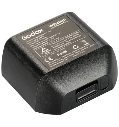 Godox WB400P TTL Li-ion batteria aggiuntiva ricambio per flash AD400 PRO