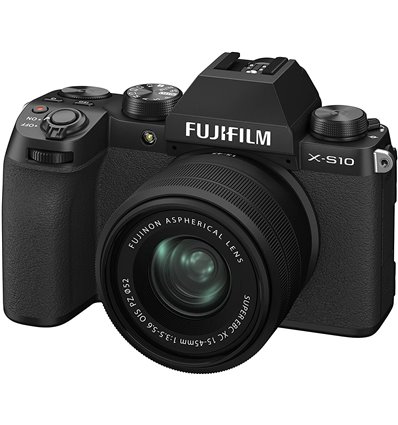 Fotocamera Mirrorless Fujifilm X-S10 kit 15-45mm F3.5-5.6 OIS PZ