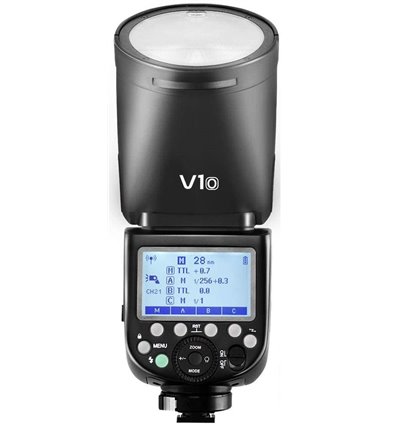 Godox V1 flash a testa rotonda per Olympus e Panasonic