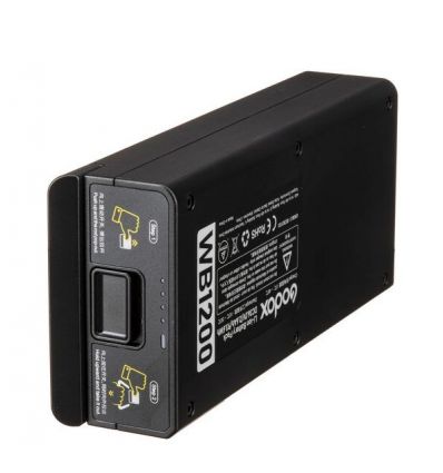 Godox WB1200 2600mAh batteria al litio per flash AD1200 PRO