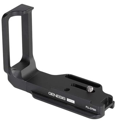 Genesis Base PLL-D7500 Piastra tipo "L" con attacco Arca-Swiss per Nikon D7500
