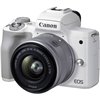 Fotocamera Mirrorless Canon EOS M50 Mark II kit 15-45mm IS STM Bianco