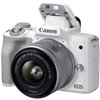 Fotocamera Mirrorless Canon EOS M50 Mark II kit 15-45mm IS STM Bianco