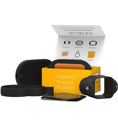 MagMod Basic Kit 3 MagGrip MagGrid MagGel Standard Gel filtri per flash