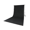 Quadralite fondale fotografico in stoffa cotone 2,85m x 6m nero