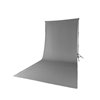 Quadralite fondale fotografico in stoffa cotone 2,85m x 6m Grigio