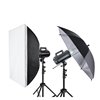 Quadralite Move X 300 Kit 2x flash da studio + 2x stativi