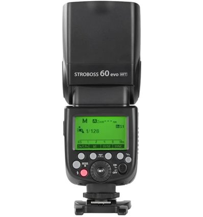Quadralite Stroboss 60 Evo flash per fotocamere micro quattro terzi + batteria al litio