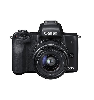 Fotocamera Canon EOS M50 Kit 15-45mm IS STM Nero PRONTA CONSEGNA