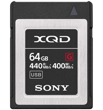 Sony 64GB Scheda Memoria XQD-G64F/J 440mb/s Lettura - 400mb/s Scrittura