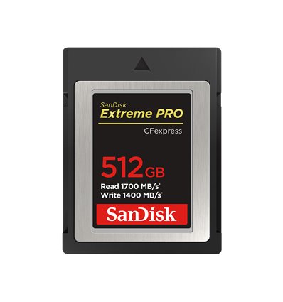 Sandisk 512GB 1700Mb/s Extreme Pro Scheda Memoria CFexpress Type B
