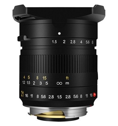 Obiettivo TTArtisan 21mm F1.5 per mirrorless Leica M nero (A03B)