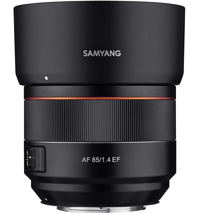 Obiettivo Samyang AF 85mm AutoFocus F1.4 per mirrorless Canon RF