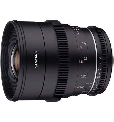 Obiettivo Samyang 24mm T1.5 VDSLR Mark II per reflex Canon EF