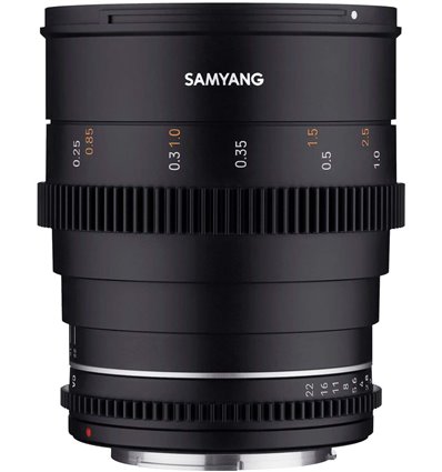 Obiettivo Samyang 24mm T1.5 VDSLR Mark II per mirrorless Canon RF