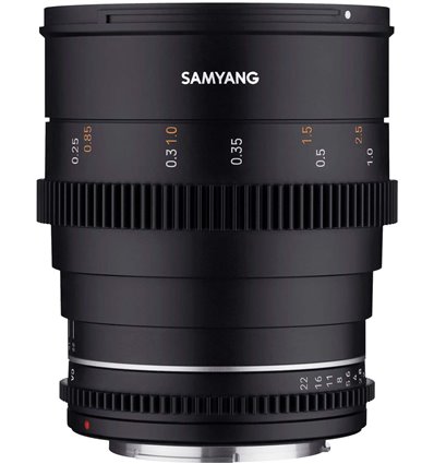 Obiettivo Samyang 24mm T1.5 VDSLR Mark II per mirrorless Sony E-Mount