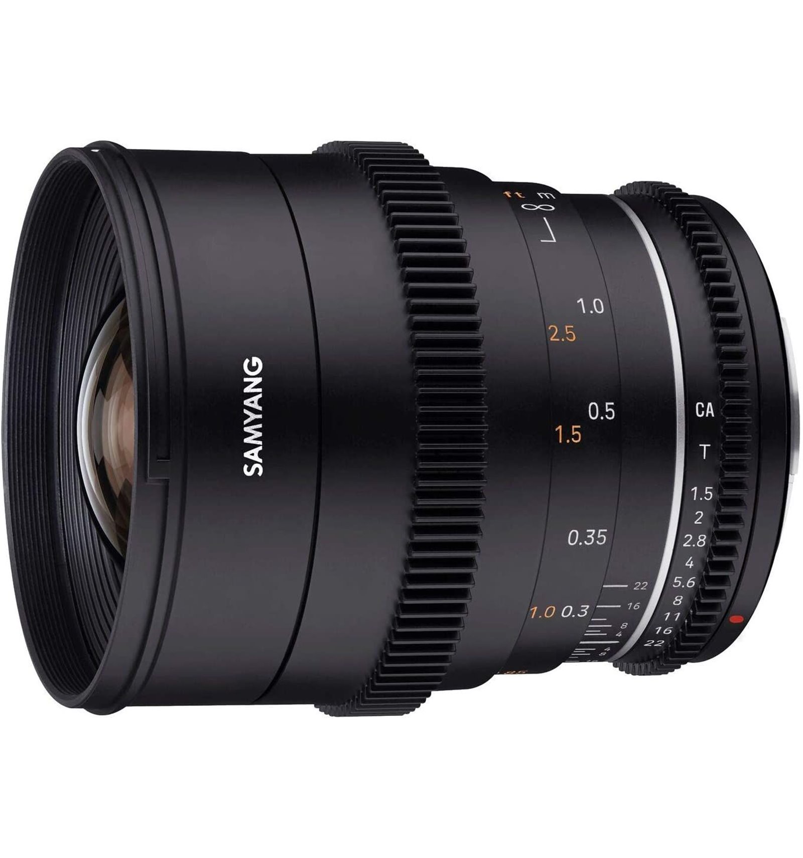 Obiettivo Samyang 24mm T1.5 VDSLR II Per Sony E-mount – Manuale, Per APS-C E Full Frame, Ingranaggi 0.8mm Per Video