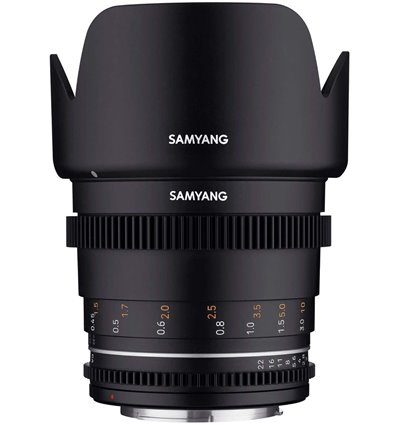 Obiettivo Samyang 50mm T1.5 VDSLR Mark II per reflex Canon EF