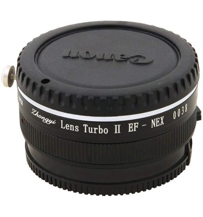 Zhongyi Mitakon Turbo adattatore II da obiettivo Canon a mirrorless Sony