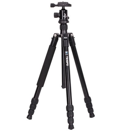 Triopo Treppiedi in alluminio MT-2504 + Testa J-1
