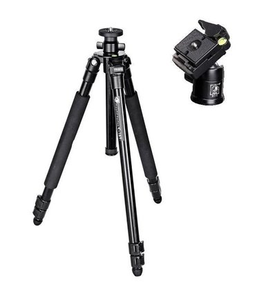 Triopo Treppiedi in alluminio C-157 + Testa KJ-1