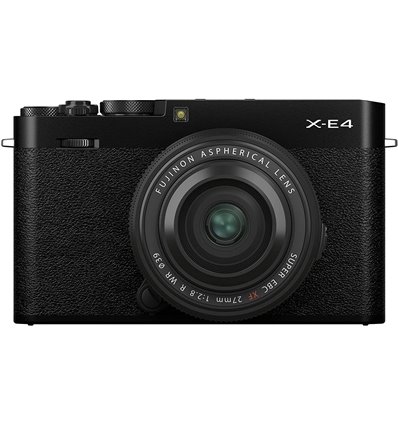 Fotocamera Mirrorless Fujifilm X-E4 kit 27mm f/2.8 nero
