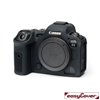 easyCover custodia protettiva in silicone nera per Canon R5 / R6