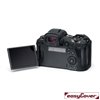 easyCover custodia protettiva in silicone nera per Canon R5 / R6