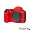 easyCover custodia protettiva in silicone rossa per Canon R5 / R6