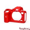 easyCover custodia protettiva in silicone rossa per Canon R5 / R6