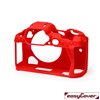easyCover custodia protettiva in silicone rossa per Canon R5 / R6
