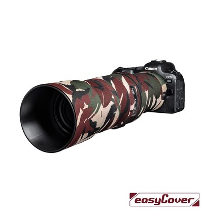 easyCover custodia in neoprene verde mimetico per obiettivo Canon RF 600mm F/11 IS STM lens oak