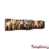 easyCover custodia in neoprene marrone mimetico per obiettivo Canon RF 600mm F/11 IS STM lens oak