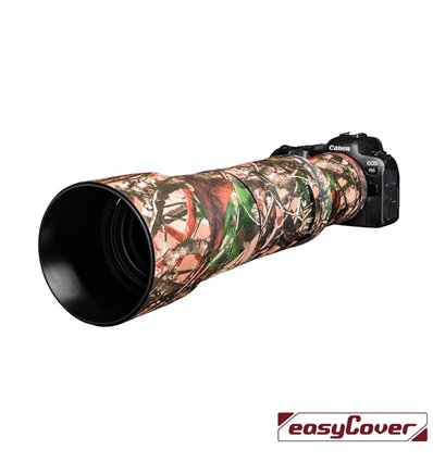 easyCover custodia in neoprene forest mimetico per obiettivo Canon RF 800mm F/11 IS STM lens oak